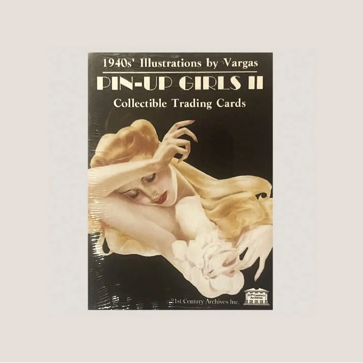 Vintage Pin-Up Girls II Collectible Trading Card Complete Set Sealed