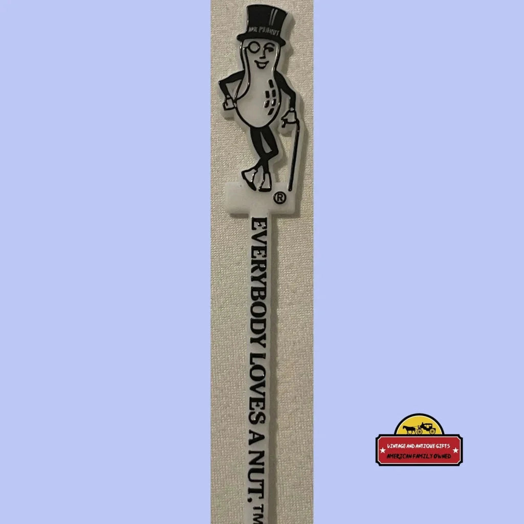 Vintage Planters Mr. Peanut Swizzle Stick Stirs Up Nostalgia