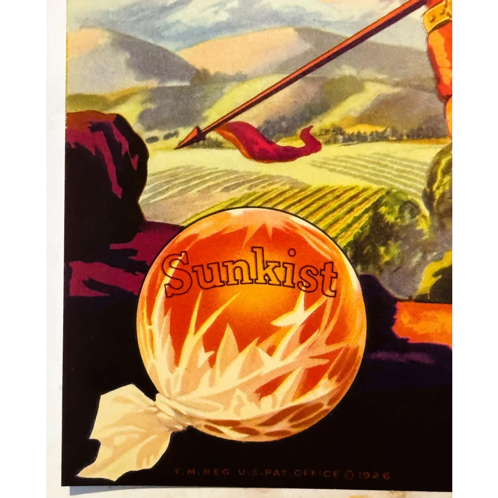 Vintage Royal Knight Citrus Label Brings Medieval Flair to Fruit