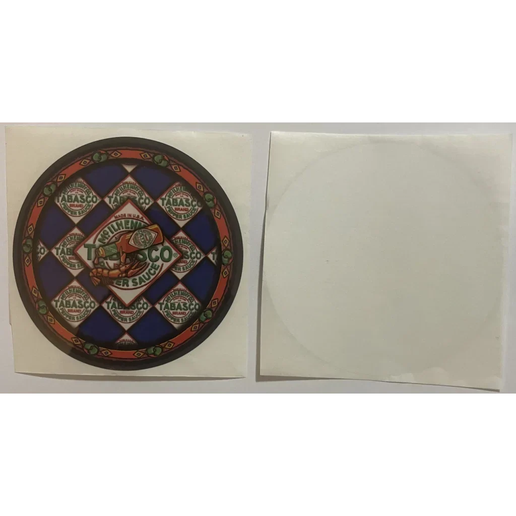 Rare Vintage Tabasco McIlhenny Pepper Sauce Sticker from Louisiana