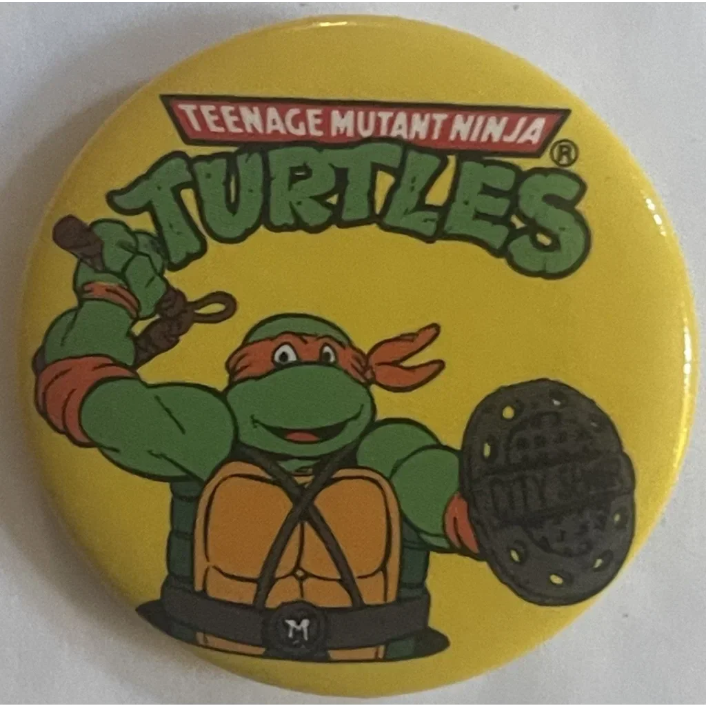 Radical Vintage Mutant Ninja Turtles Movie Pin Brings 90s Nostalgia