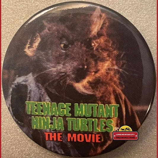 Rare 1990 Teenage Mutant Ninja Turtles Splinter Movie Pin