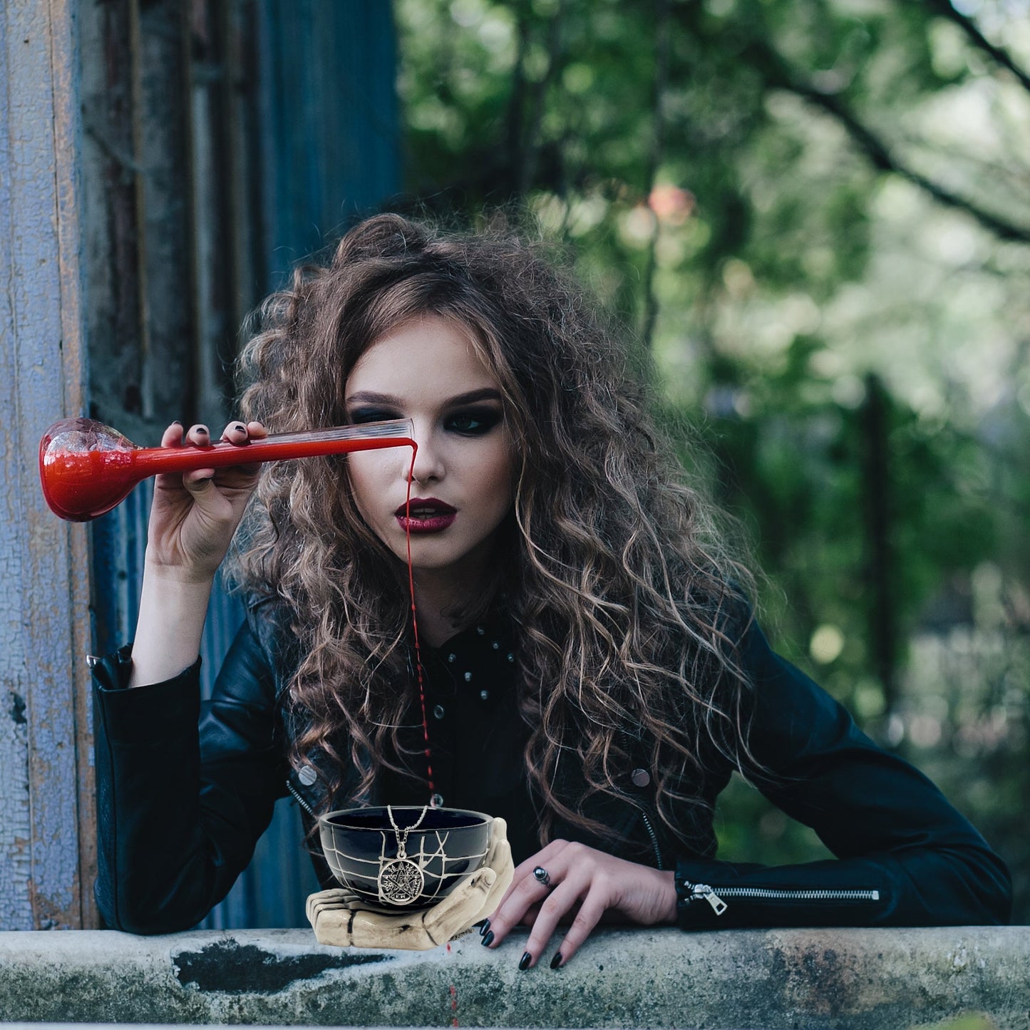 Tetragrammaton amulet necklace