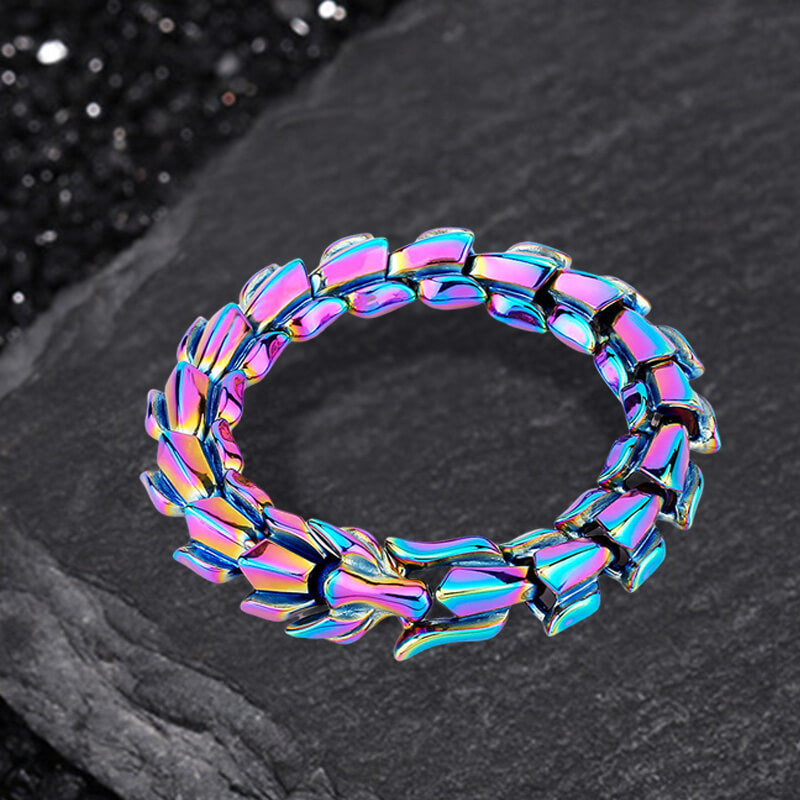 Vintage Dragon Scale Stainless Steel Bracelet