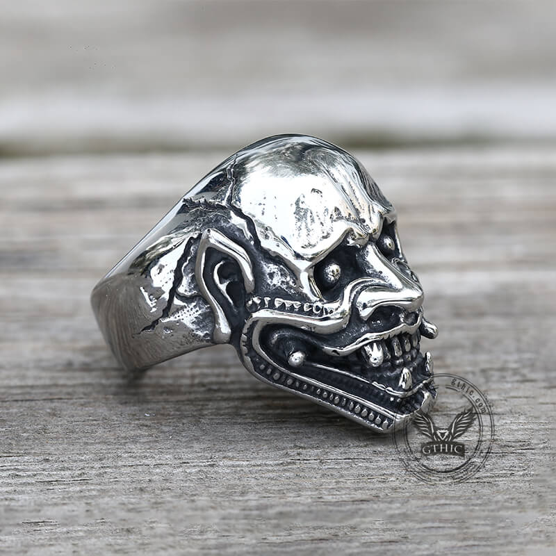 Vintage Hannya Oni Stainless Steel Ring
