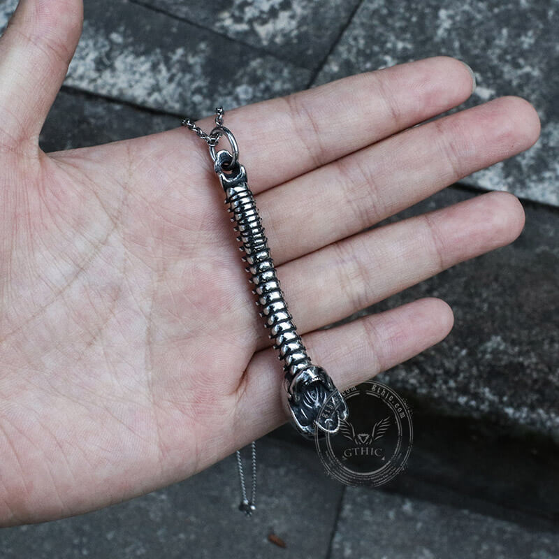 Vintage Vertebrae Skeleton Stainless Steel Bottle Opener Pendant