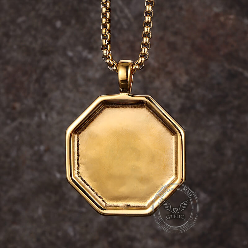 Vintage Tiger Head Stainless Steel Pendant