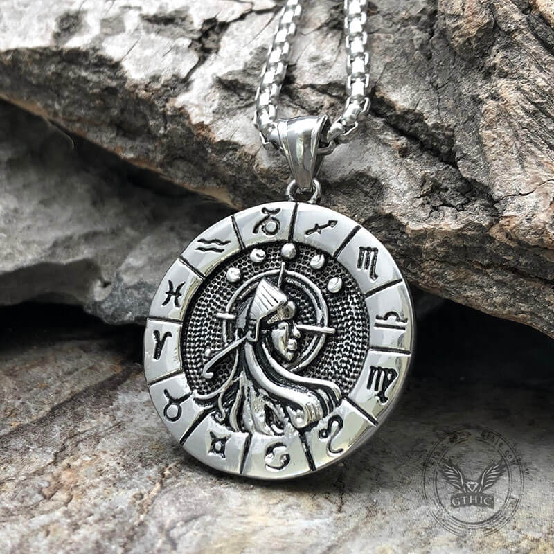 Virgo Stainless Steel Pendant