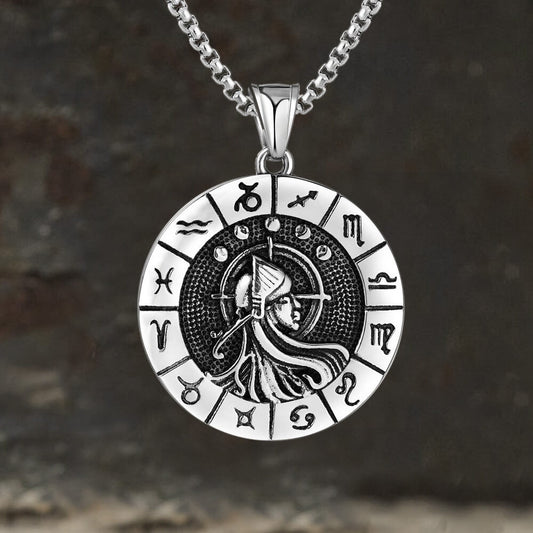 Virgo Stainless Steel Pendant