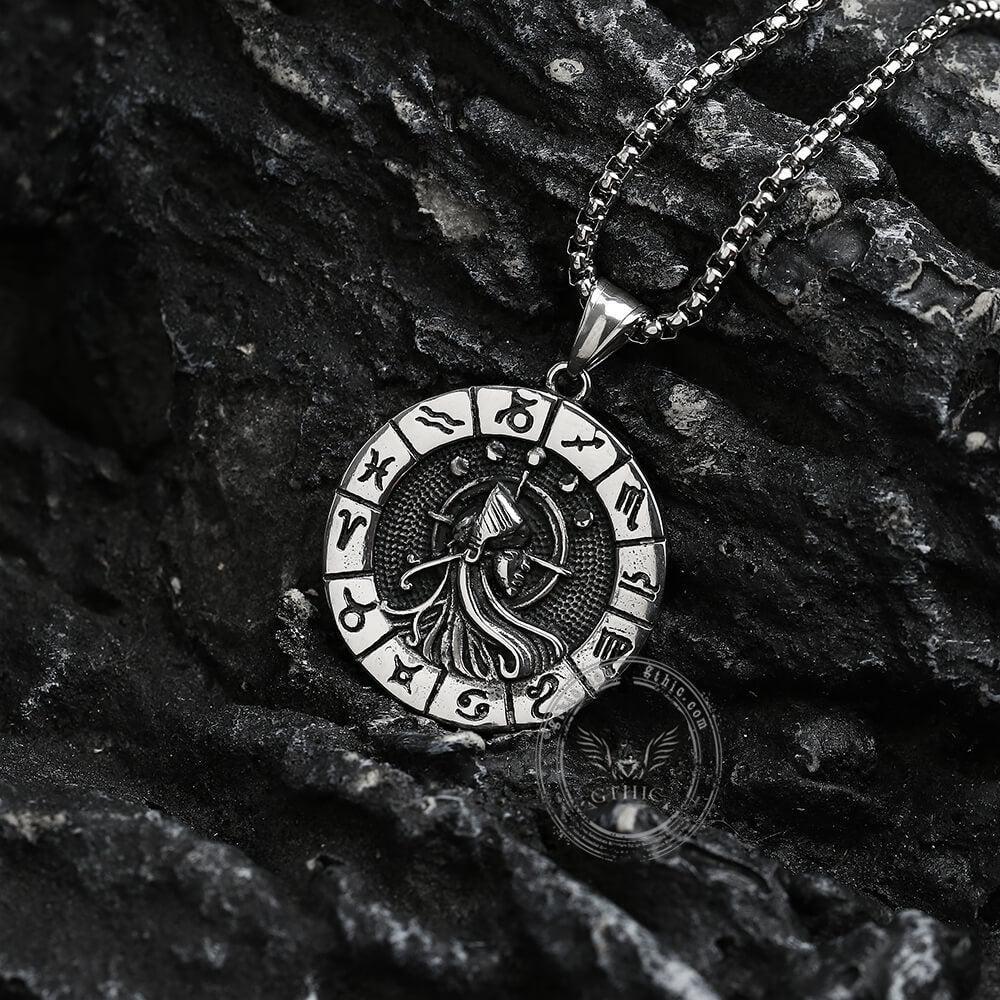 Virgo Stainless Steel Pendant