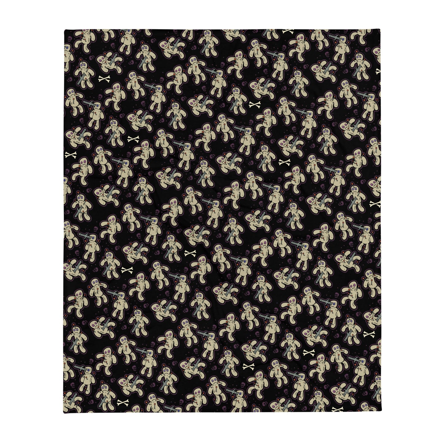 Voodoo Dolls Throw Blanket
