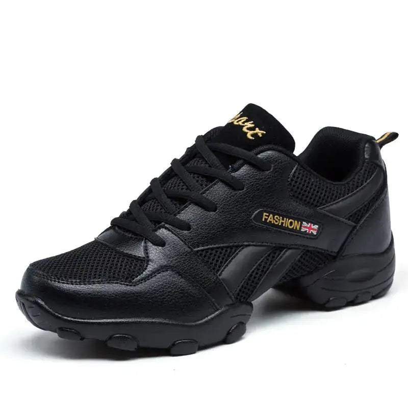 Men's Dance Shoes - Soft, Breathable, Leather Fitness Shoes