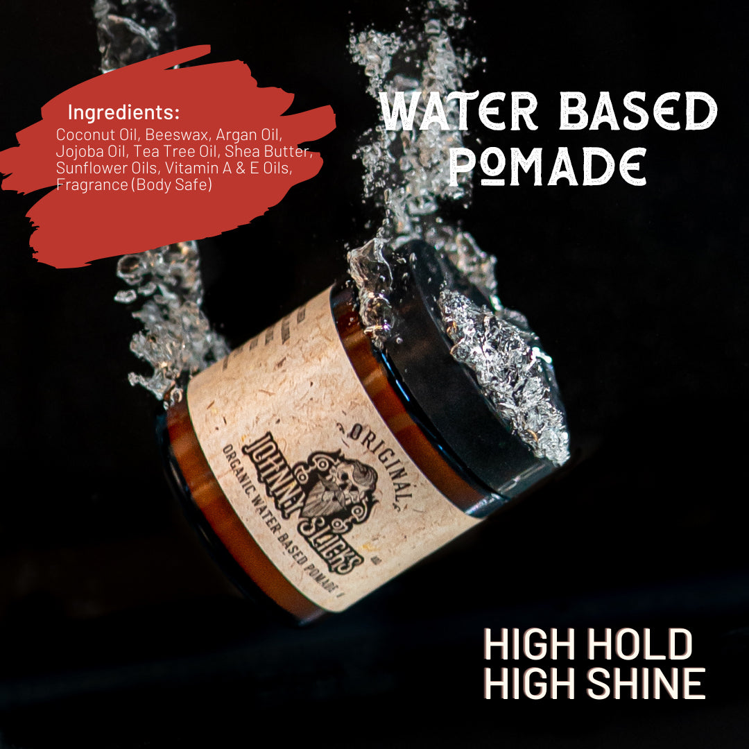 Omega Signal Organic Water Pomade: World’s First Fully Organic High-Shine Strong-Hold Slick For Outlaws