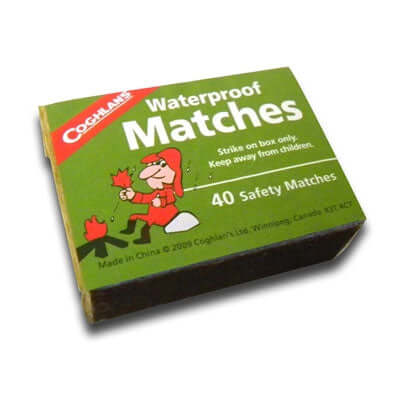 Waterproof Matches Box of 40
