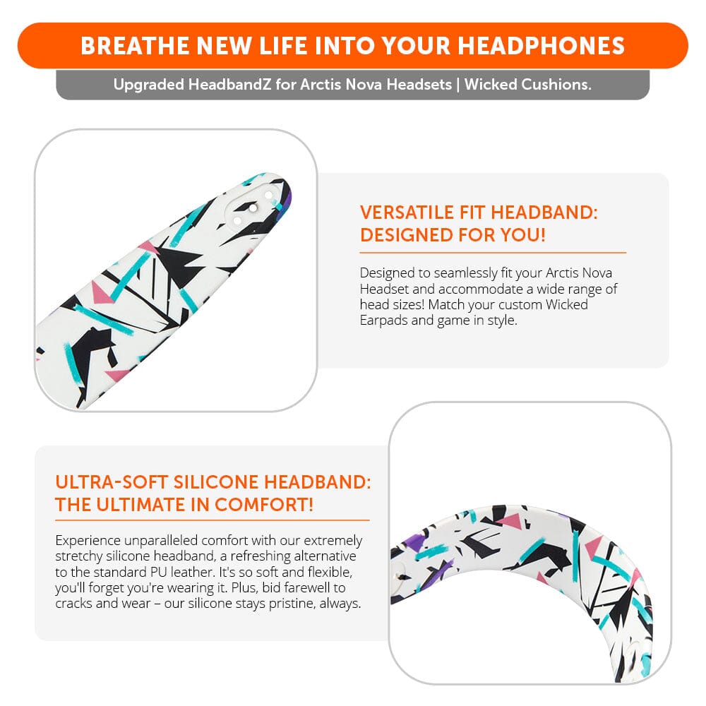 WC Silicone HeadbandZ for Arctis Nova Headsets