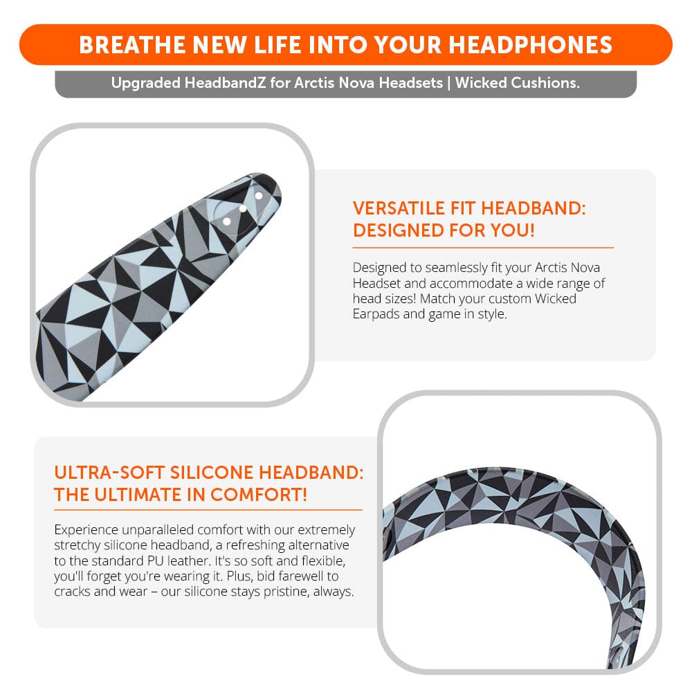 WC Silicone HeadbandZ for Arctis Nova Headsets