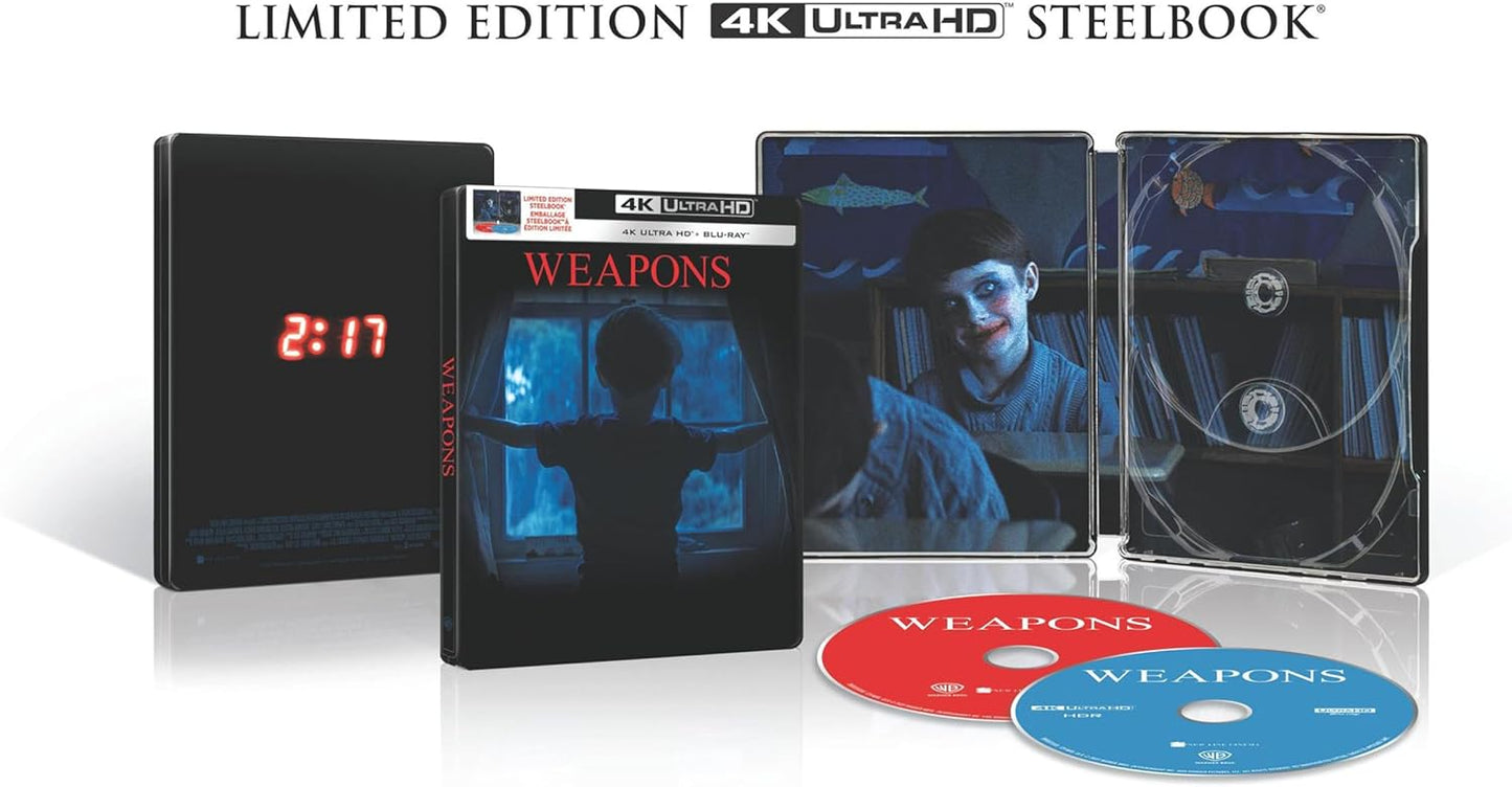 Weapons - Limited Edition Steelbook (4K Ultra HD + Blu-ray)