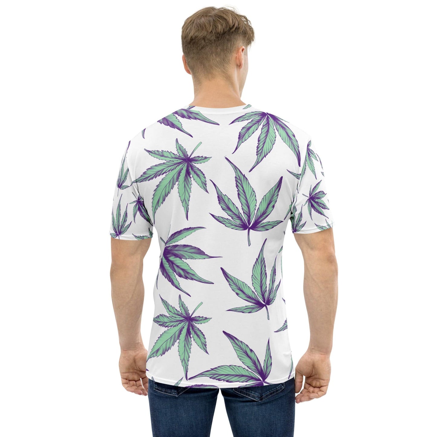 Men's Minty Cannabis Leaf T-Shirt