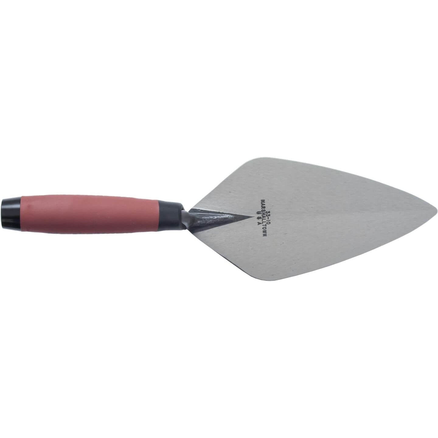 Marshalltown 10121 10 " Brick Trowel London Pattern - DuraSoft Handle