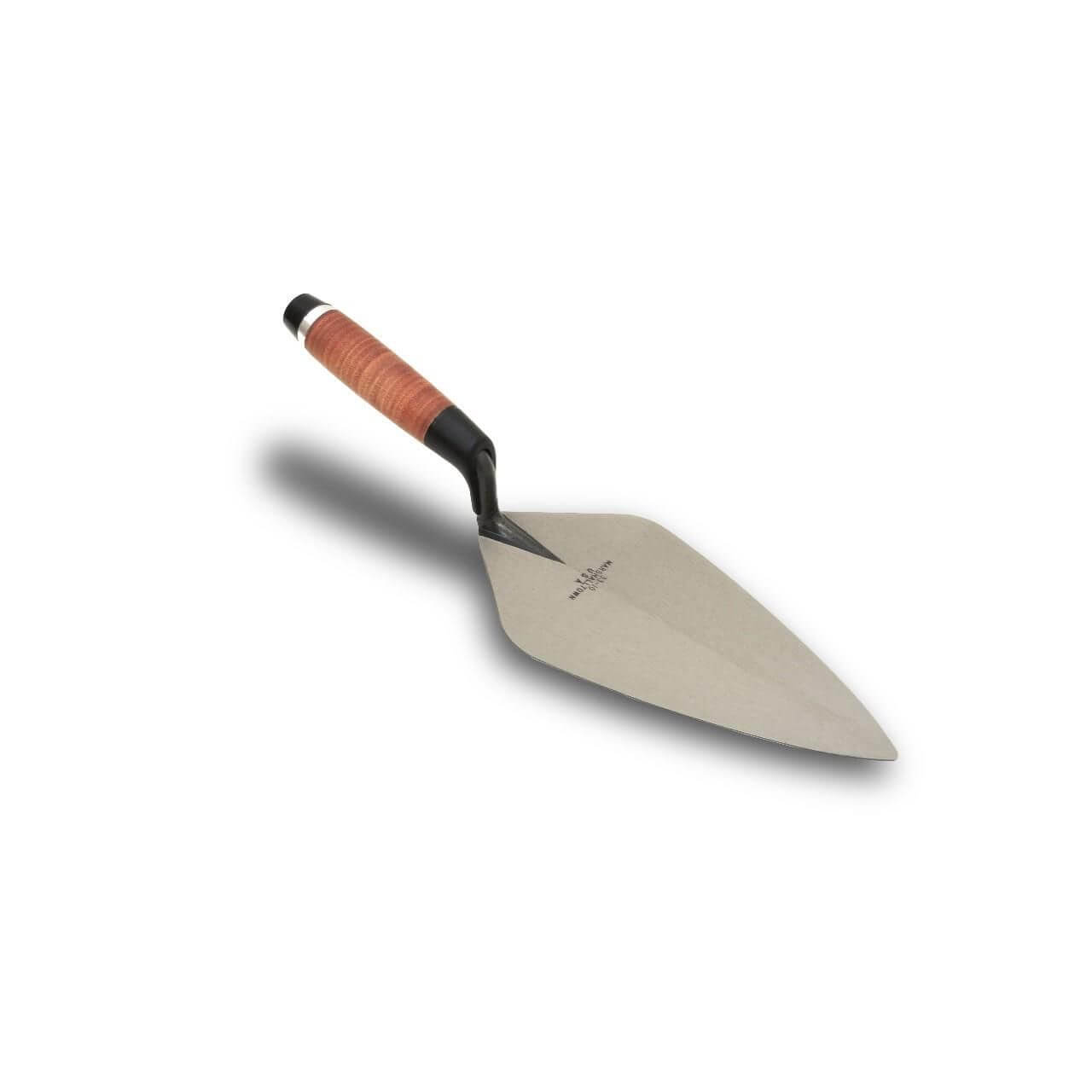 Marshalltown 10326 10" Brick Trowel London Pattern - Leather Handle