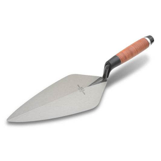 Marshalltown 10326 10" Brick Trowel London Pattern - Leather Handle