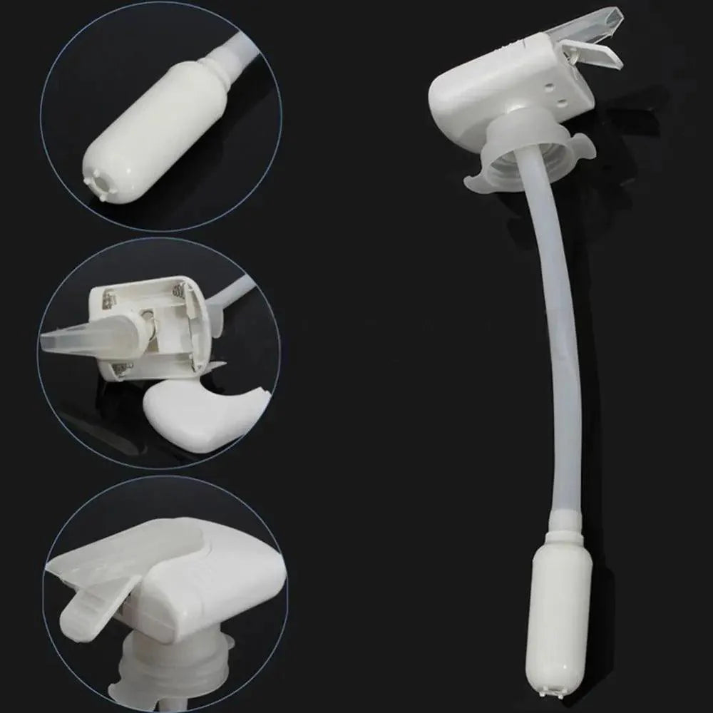 White Automatic Drink Dispenser For Fridge Gallon Magic Tap Electric Water Milk Drink Beverage Hands-Free Dispenser Spill Proof Convenient Dispenser One-Handed Operation Suitable For Outdoor And Home Kitchens