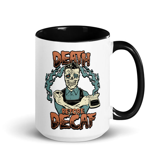 Death Before Decaf Mug