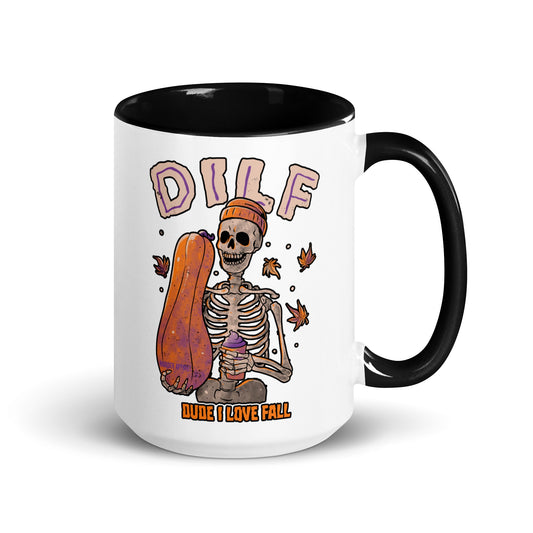 Dude I Love Fall DILF Mug