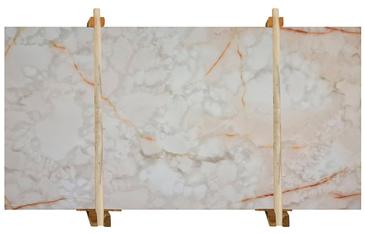 White Onyx Bookmatching Onyx Slabs Polished - Full Truckload