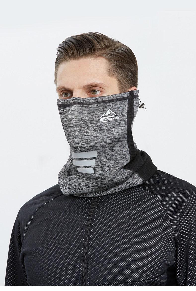 Windproof  Warm Cycling Hiking Scarf Drawstring Skiing Snowboard Face Neck Gaiter Men Headband MTB Winter Bandana for Men Women Summer Cool Printed Half Mask Bandana Face Cover Neck Gaiter Bike Outdoor Sport Fishing Cycling Ski Hiking Tube Scarf Men Women