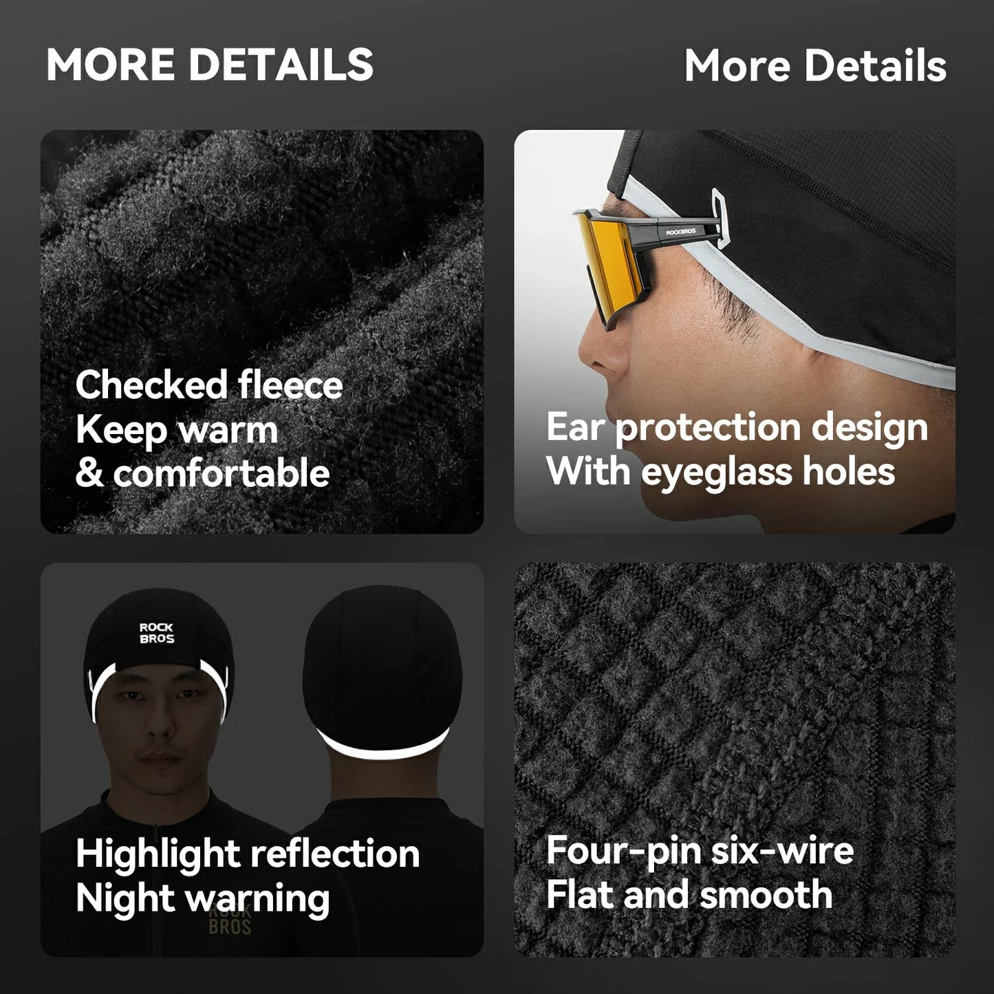 Winter Cycling Cap Windproof Thermal