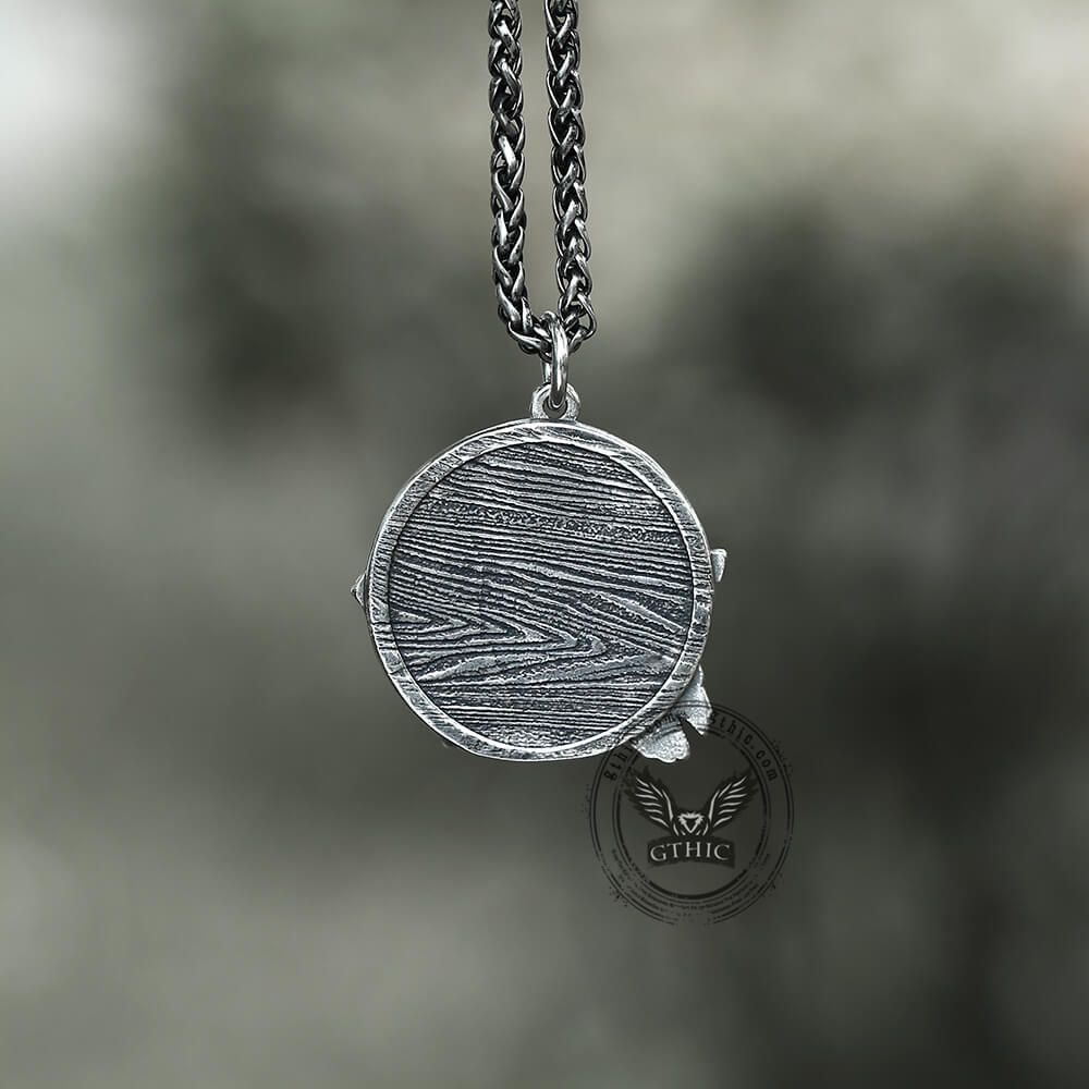 Wisdom Owl Stainless Steel Pendant