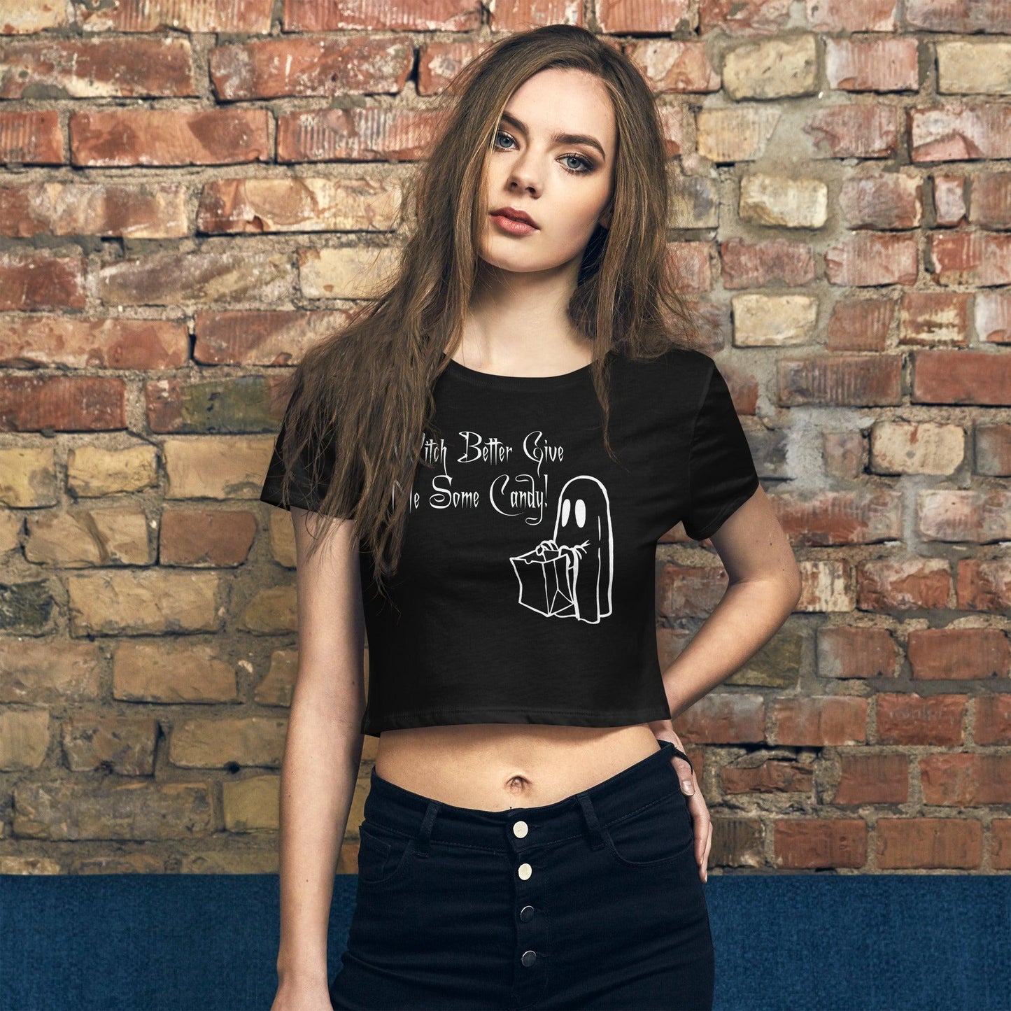 Witch Better Give Me Some! Women’s Crop Tee - Lizard Vigilante