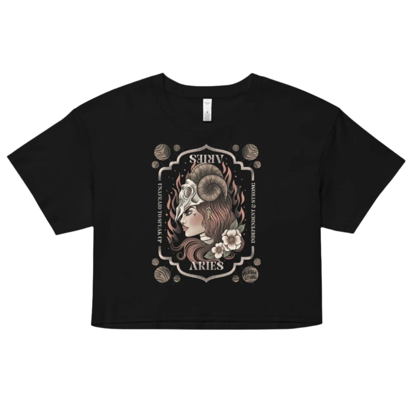 Aries Zodiac Crop Top