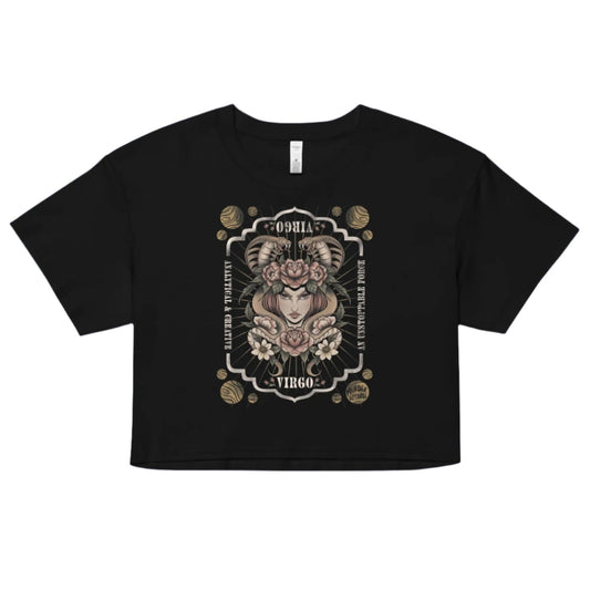 Virgo Zodiac Crop Top