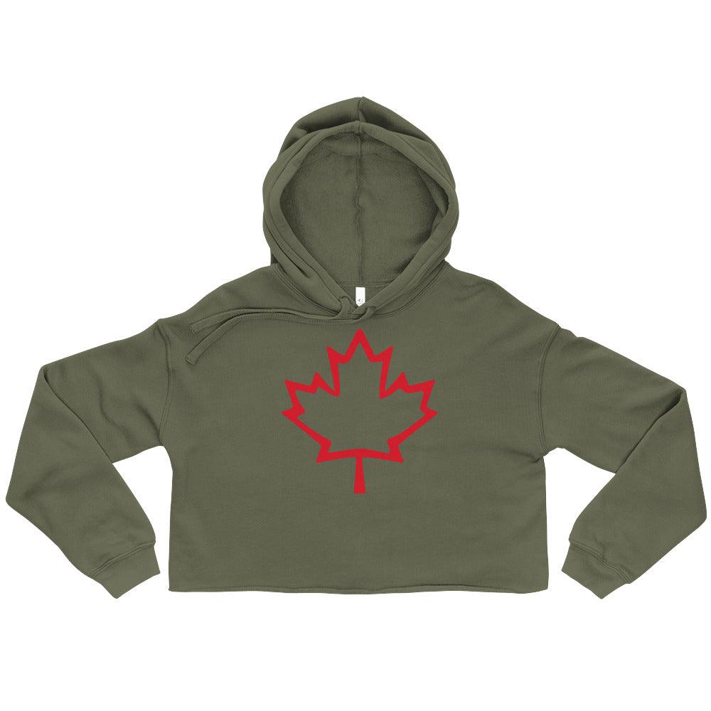 Canadian Leaf Crop Hoodie / Canada Dry Hoody - Lizard Vigilante