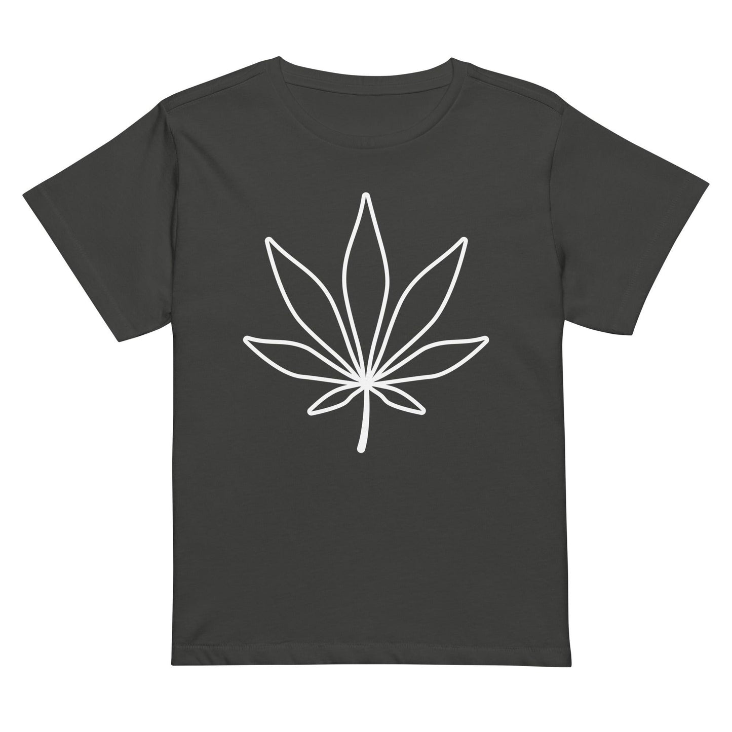 Weed Leaf Women’s high-waisted t-shirt - Lizard Vigilante