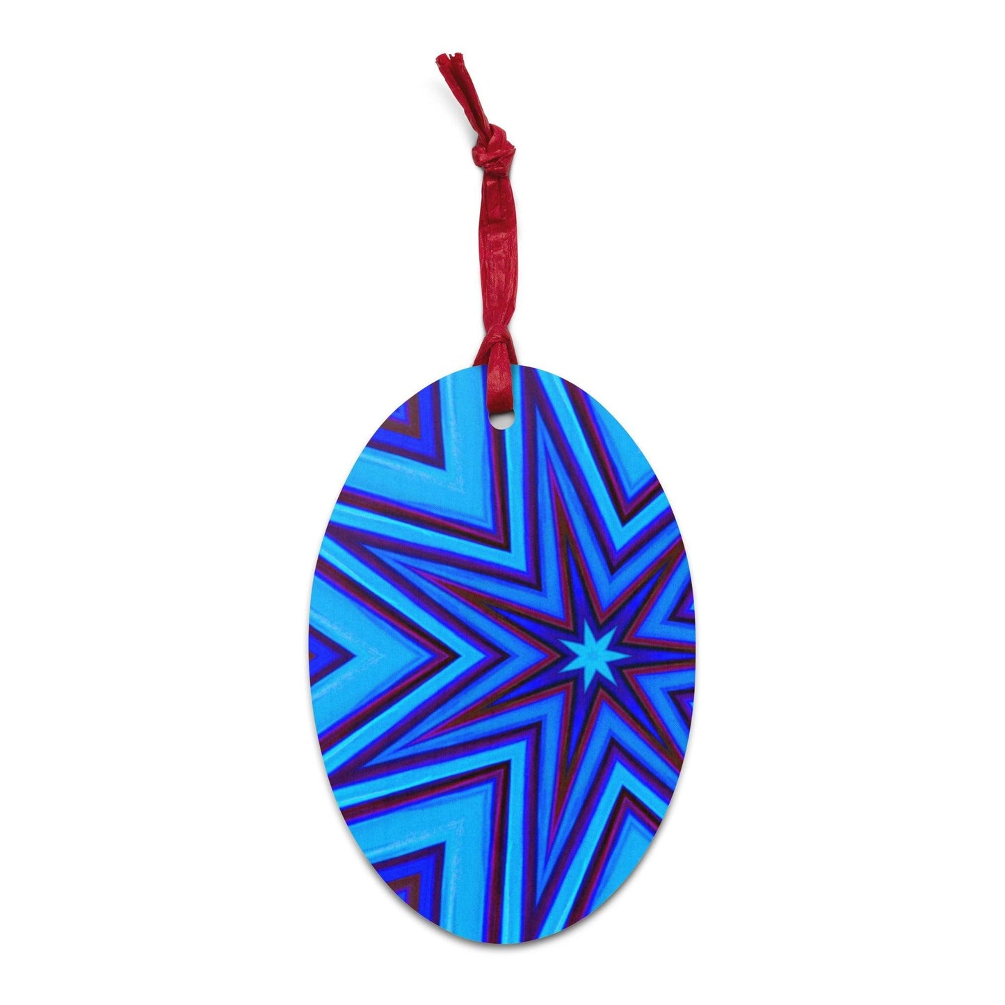 Purple Star Wooden ornaments - Lizard Vigilante