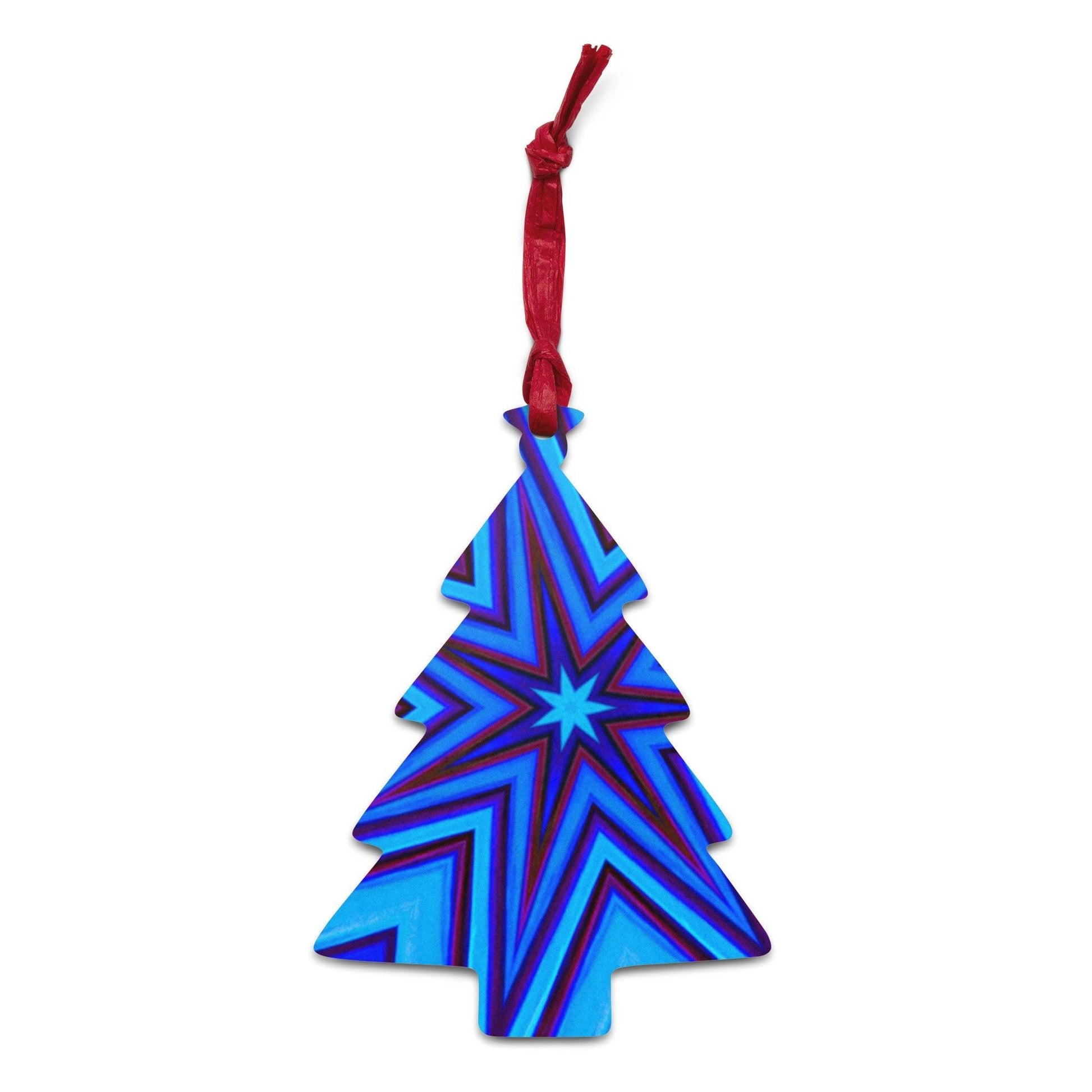 Purple Star Wooden ornaments - Lizard Vigilante