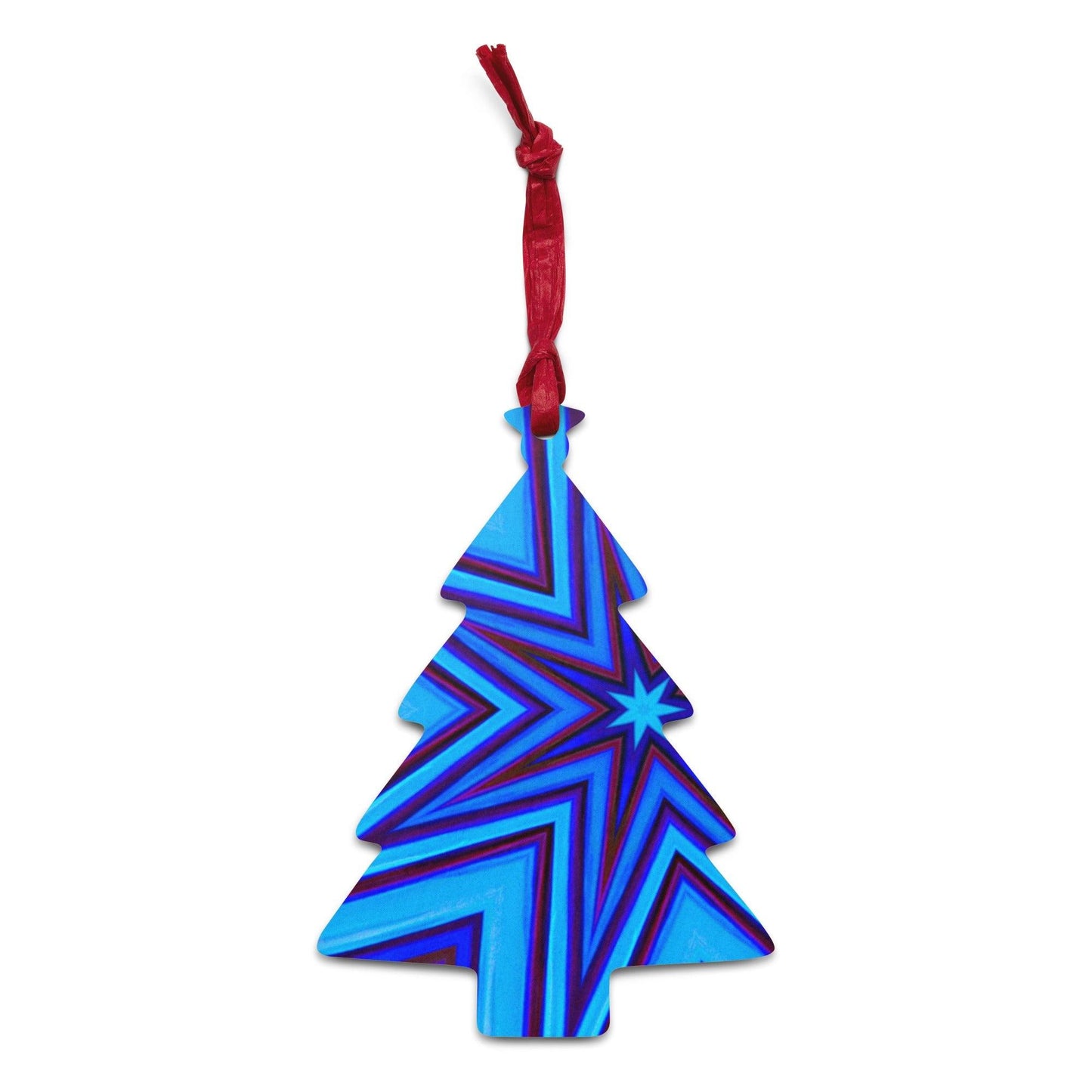 Purple Star Wooden ornaments - Lizard Vigilante