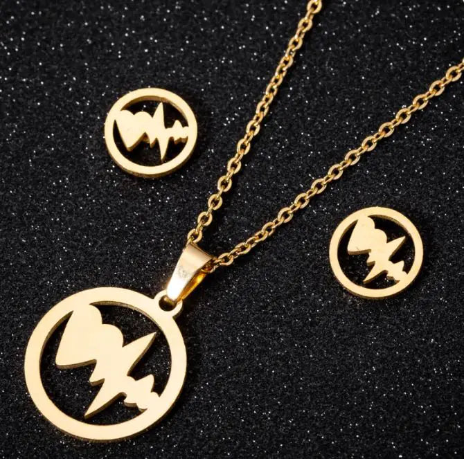 Stainless Steel Love Heart Necklaces For Women