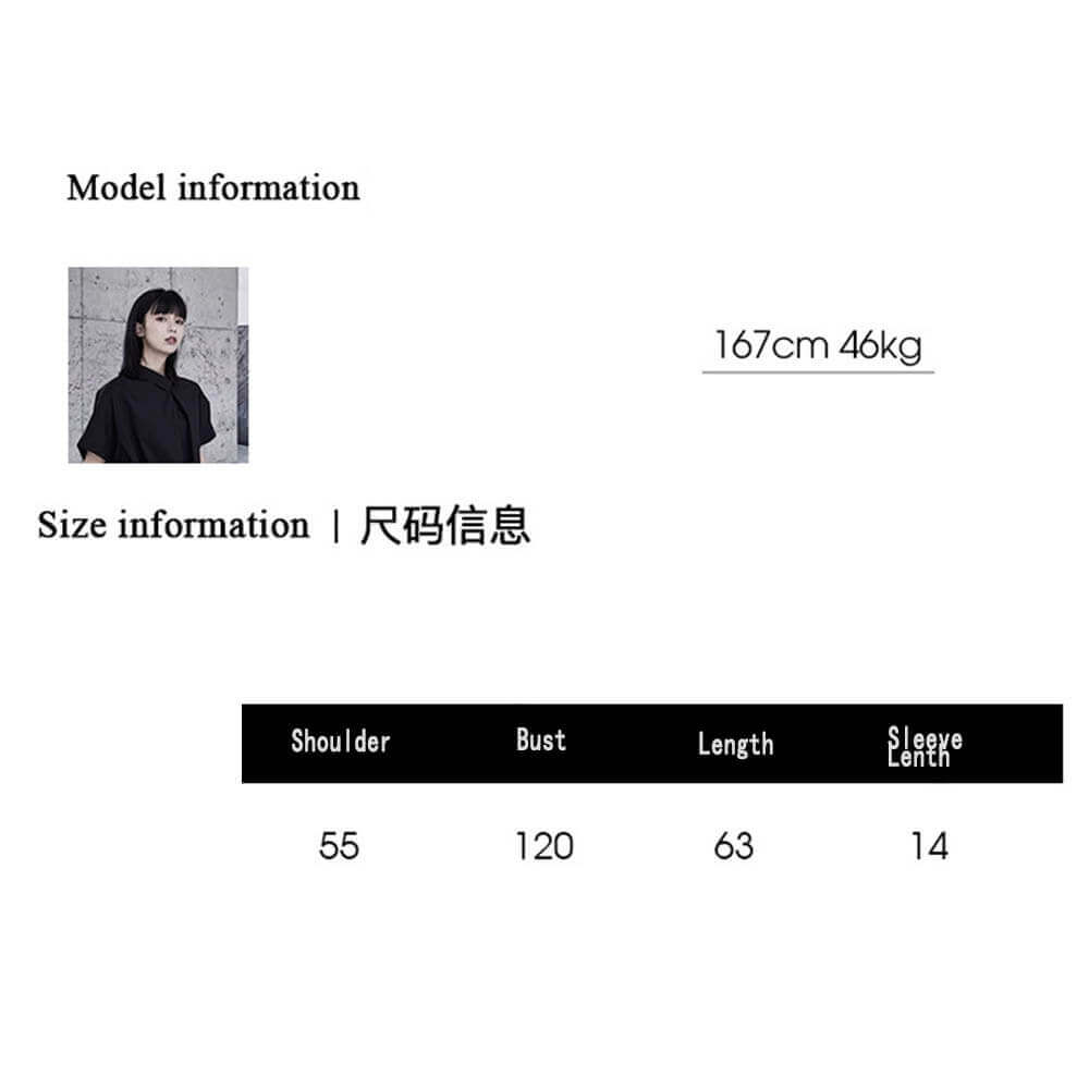 Yohji Yamamoto Korean Ribbon Flower Slit T-shirt