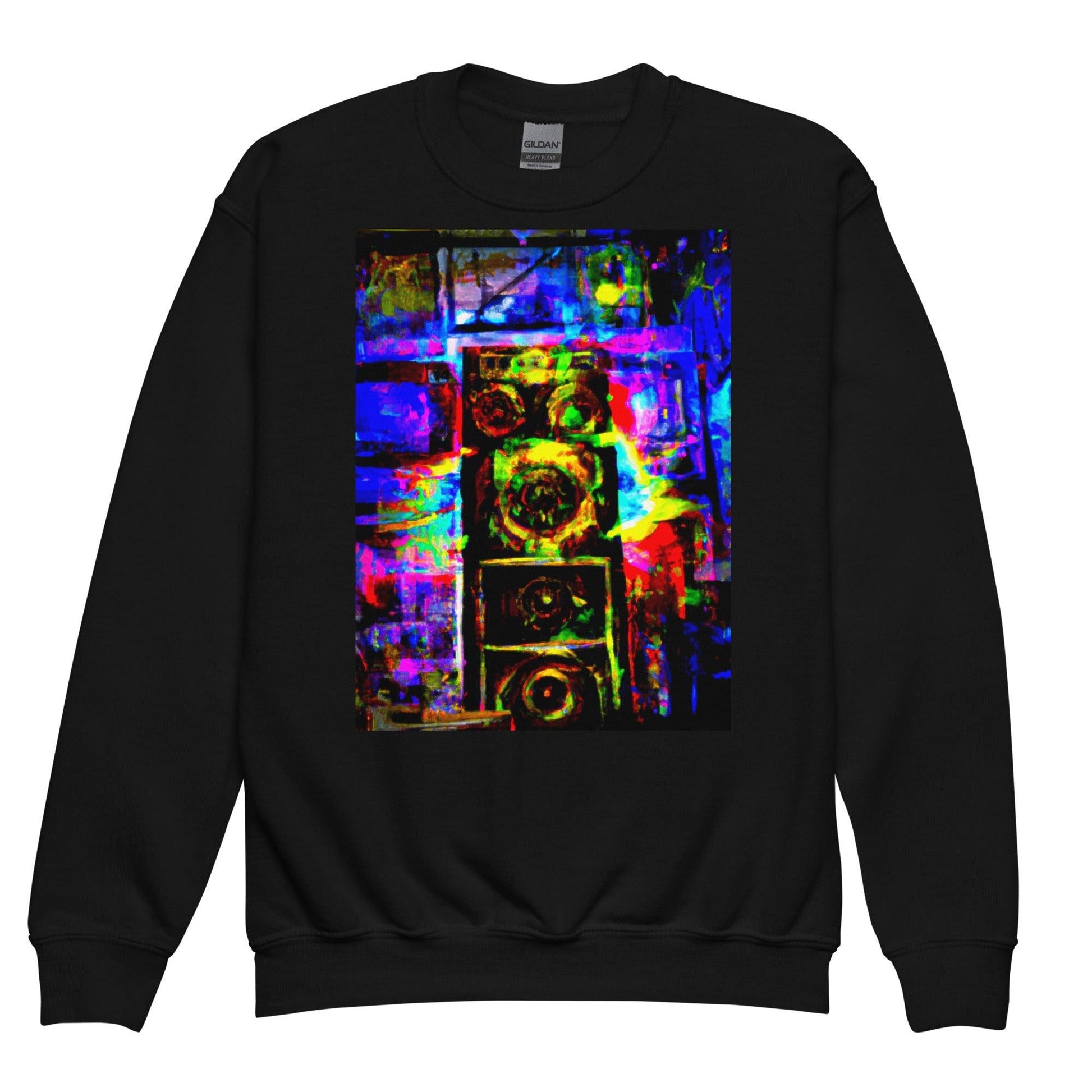 Amp Stack Youth crewneck sweatshirt - Lizard Vigilante