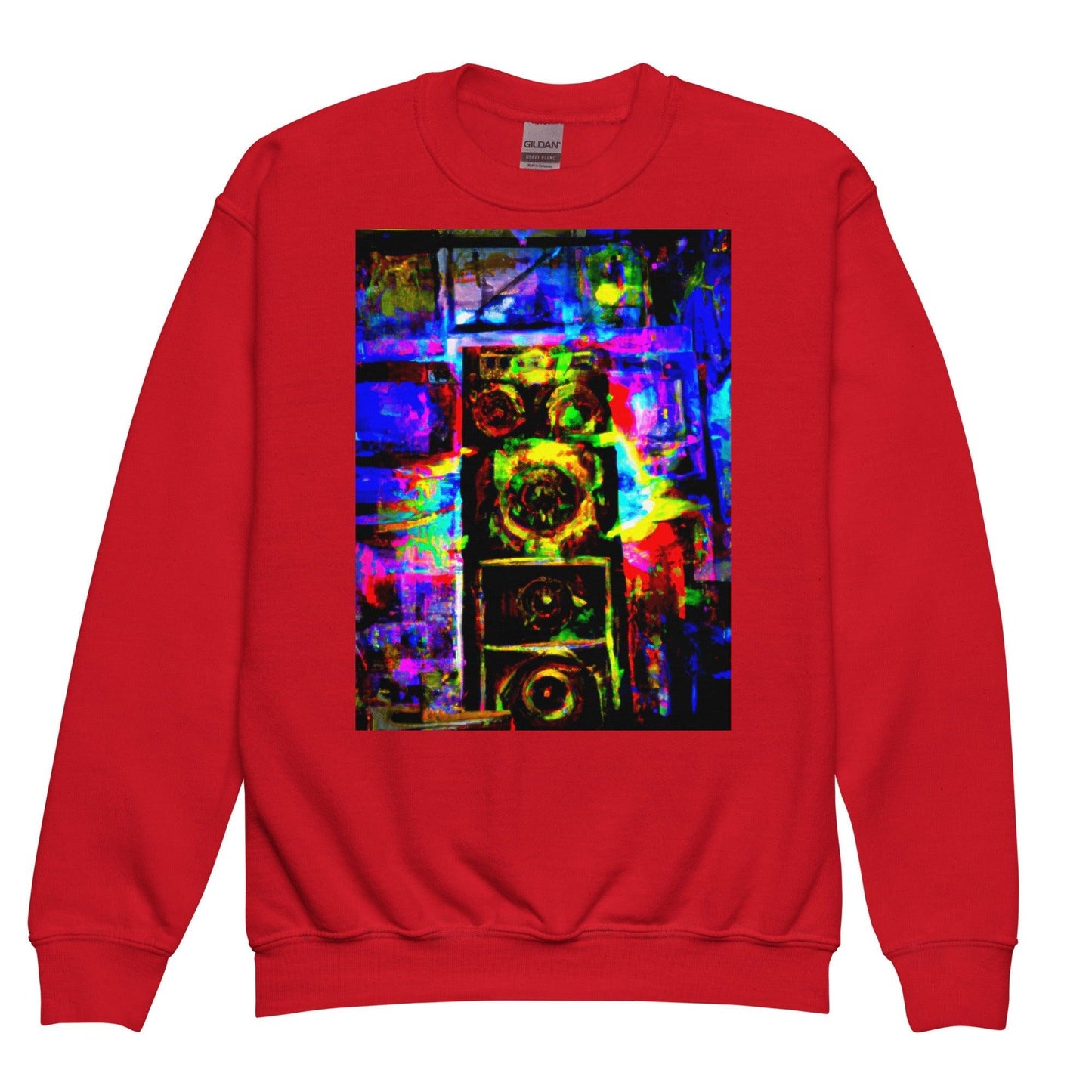 Amp Stack Youth crewneck sweatshirt - Lizard Vigilante