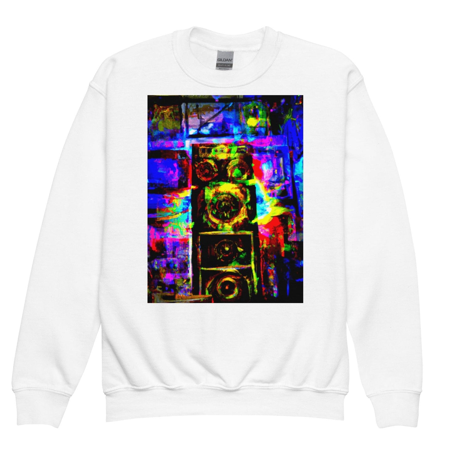 Amp Stack Youth crewneck sweatshirt - Lizard Vigilante