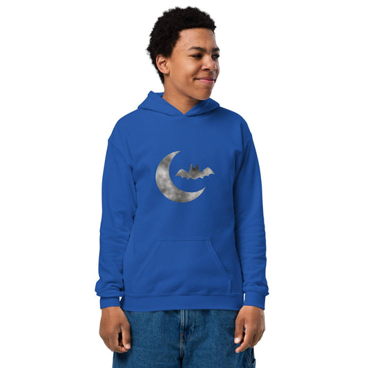 Cloudy Bat Youth heavy blend hoodie - Lizard Vigilante