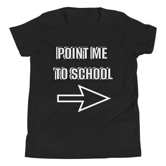 POINT ME To SCHOOL Youth Short Sleeve T-Shirt - Lizard Vigilante