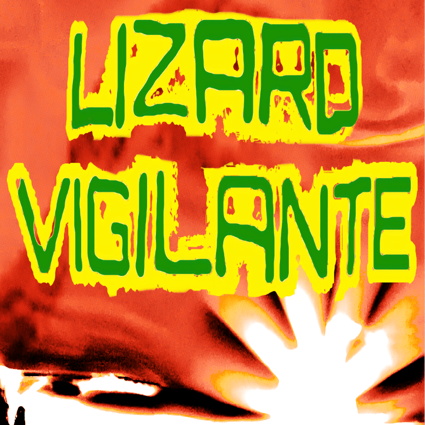 Lizard Vigilante Rock And/Or Roll Canvas Print - Lizard Vigilante