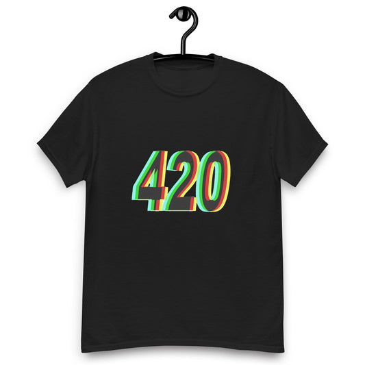 Psychedelic 420 Weed Men's classic tee - Lizard Vigilante