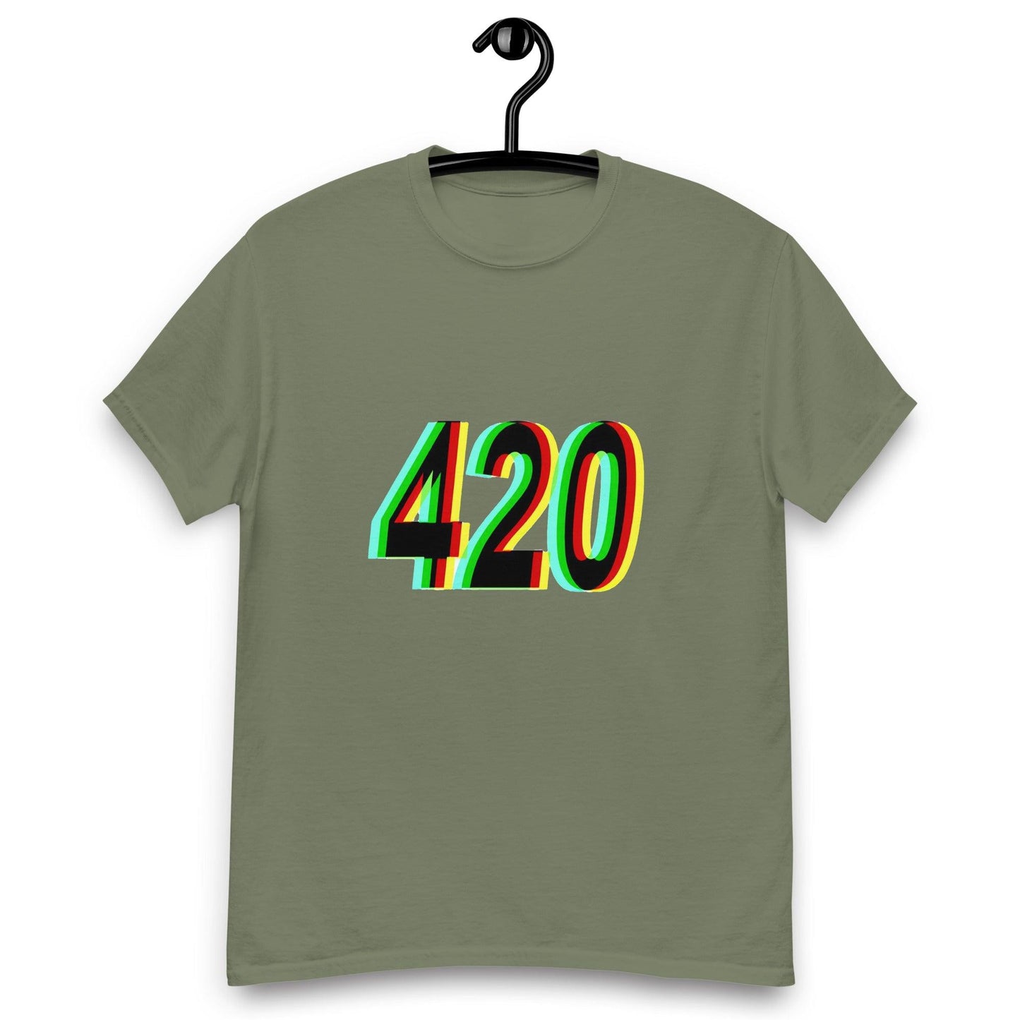 Psychedelic 420 Weed Men's classic tee - Lizard Vigilante